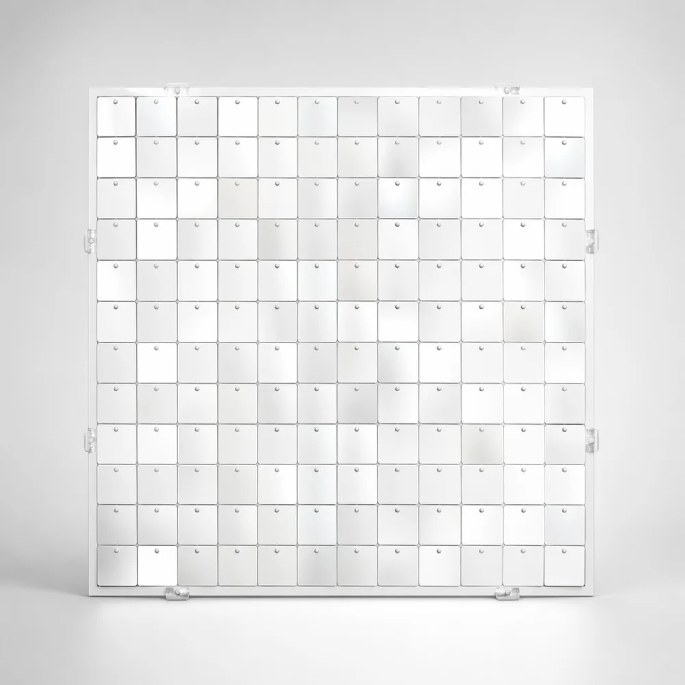 لوحات خلفية الزفاف الأبيض الترتر وميض الجدار 24pcs للاستحمام الزفاف — لوحات الحائط اللامعة PB-05
